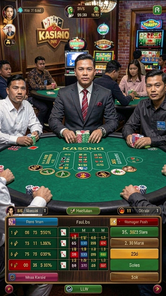 asia100 - Tampilan antarmuka pengguna yang interaktif.