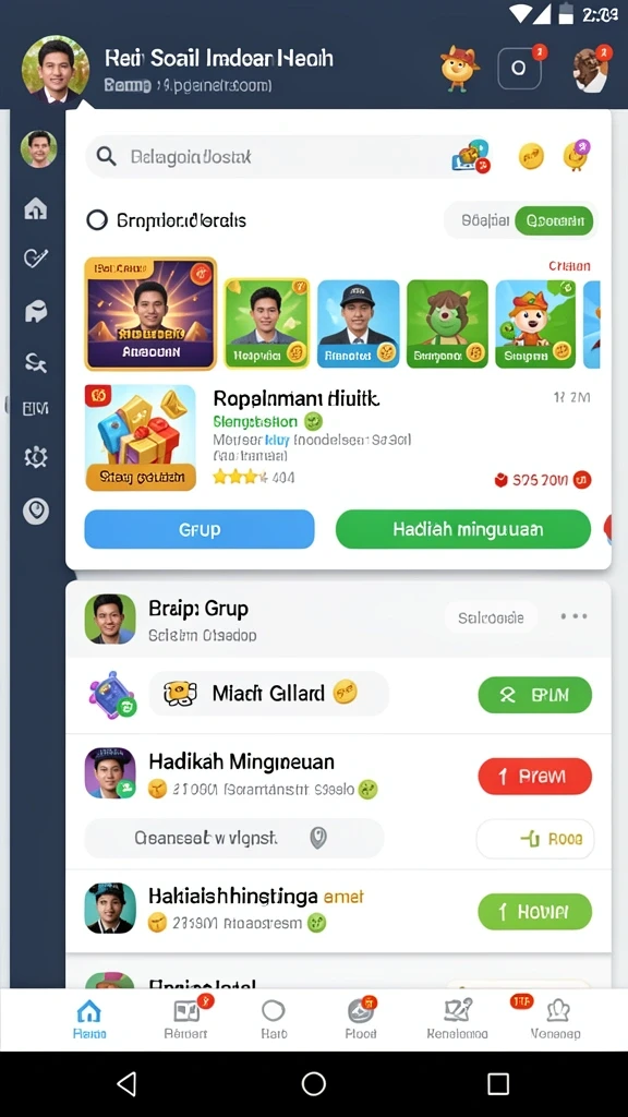 bata123 - Tangkapan layar menampilkan antarmuka utama BATA123 yang menarik.