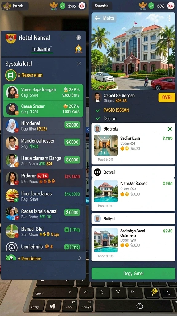 merdeka138 - Tampilan antarmuka yang user-friendly dan menarik.