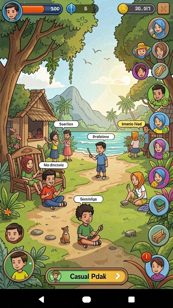 sm605 - Tampilan awal permainan yang memukau.